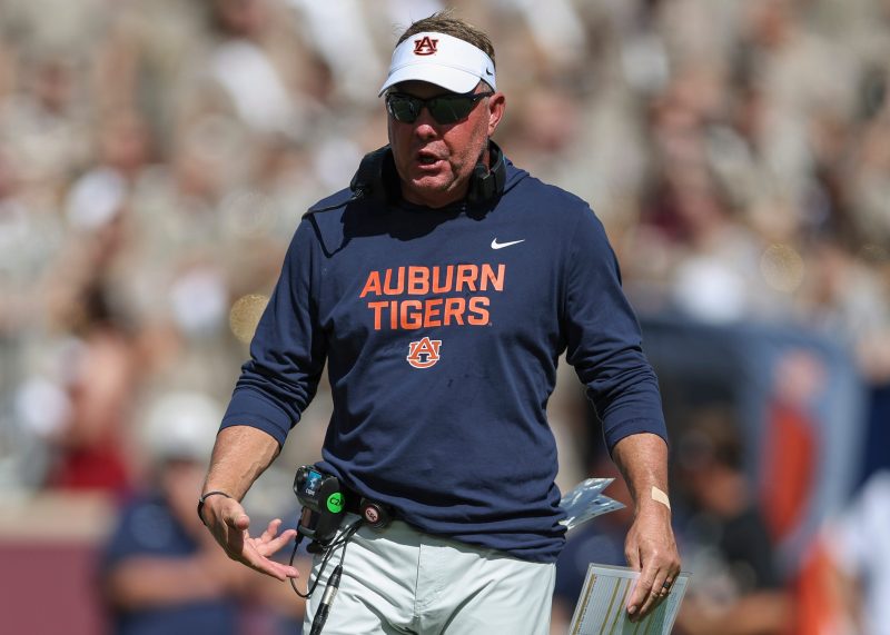 This might be the end of the line for Auburn coach Hugh Freeze.
With Sam Pittman out at Arkansas, Billy Napier finally ejected from Florida and Brian Kelly dismissed at LSU, Freeze becomes the next SEC coach facing an in-season dismissal as he winds toward the end of his third year with the Tigers.
This year has been a disaster defined by inept roster management and a punchless offense that has averaged just 4.4 yards per play in the SEC, leaving no arguments for giving Freeze a fourth season beyond his $15.4 million buyout as of Dec. 1 — and that’s chump change compared to what LSU, Penn State and others are shelling out in their coaching moves.
The only way Freeze buys more time is by taking at least three of four in November to secure the program’s first winning season since 2020. Given his flimsy job security, in fact, you can make the argument that one of those wins has to come against No. 4 Alabama in the Iron Bowl.
But this theory becomes moot if Auburn loses Saturday to Kentucky, which is unbeaten in two games against the MAC but winless in five SEC games, with three decided by 21 or more points. The Wildcats are in the conversation for the worst team in the Power Four.
With No. 11 Vanderbilt and the Crimson Tide still to come, a loss on Saturday would basically ensure that Freeze becomes the first Auburn coach since 1948-50 to oversee three losing seasons in a row. Not that he’d be around to see the year through to the finish — Auburn would likely pull the plug at some point on Sunday.
Freeze, Texas and Dabo Swinney lead the USA TODAY Sports preview of the team, game, coach and quarterback facing the most pressure in Week 10 of the regular season:
Team: No. 19 Texas
Arch Manning’s availability against Vanderbilt is in doubt after he suffered a concussion late in last week’s come-from-behind win against Mississippi State. Should he be unavailable, Texas will turn to backup Matthew Caldwell, a former Troy transfer who threw a touchdown in overtime to keep the Longhorns’ SEC and playoff hopes alive.
One-loss Vanderbilt has some wiggle room. After posting wins against LSU and Missouri, the Commodores could lose on Saturday and still earn an at-large bid by beating Auburn, Kentucky and No. 14 Tennessee.
But Texas doesn’t have that luxury. Texas will face three ranked teams this month with no room for error, needing a perfect finish to deliver on the expectations birthed from Manning’s ascension to the starting role and the first preseason No. 1 ranking in program history.
The Longhorns have not resembled that team at any point this season, starting with a 14-7 loss at No. 1 Ohio State in the opener. In the SEC, Texas lost to Florida, beat No. 18 Oklahoma and then narrowly escaped in overtime at Kentucky and Mississippi State.
There are no on-field results to suggest Texas can pull off a clean sweep against the Commodores, No. 6 Georgia, Arkansas and No. 3 Texas A&M. But there should be no questions about the team’s talent level; maybe this November gauntlet brings out the best in the Longhorns and draws a return trip to the playoff.
Game: No. 16 Cincinnati at No. 24 Utah
This is the first of several matchups that will determine the makeup of the Big 12 championship game and influence which team — or how many teams — represents the conference in the playoff.
While losses to No. 13 Texas Tech and No. 10 Brigham Young should end up blocking Utah’s path to AT&T Stadium, the Utes could upend the conference race by handing the Bearcats their first conference loss and first defeat overall since dropping the opener to Nebraska.
Cincinnati is fresh off wins against Oklahoma State and Baylor by a combined 63 points but will play on Saturday without running back Evan Pryor, a former Ohio State transfer who leads the team with 478 rushing yards on 7.2 yards per carry.
That will mean more work for quarterback Brendan Sorsby, who has thrown 20 touchdowns without an interception since the Nebraska game and joins Arkansas’ Taylen Green as the only Power Four quarterbacks with at least 1,700 passing yards and 425 rushing yards.
A loss would end Utah’s shot at the Big 12 crown but wouldn’t be fatal for the Bearcats, who could still reach the championship game with a clean finish and a Texas Tech win next weekend against BYU.
Coach: Dabo Swinney, Clemson
Clemson’s priorities shifted in the wake of September losses to LSU, Syracuse and Georgia Tech. No longer an at-large contender for the playoff, Swinney and the Tigers refocused on capturing the ACC and earning an automatic bid for the second year in a row.
But a loss to SMU has moved the goalposts once again. Now, four-loss Clemson’s goal should be to simply reach the postseason, period, against a November slate that could leave the Tigers short of at least six wins for the first time since 1998.
You can pencil in a win against Furman. Clemson should beat Florida State, which has yet to win a game in the ACC. The Tigers also play No. 17 Louisville and South Carolina on the road.
This weekend’s matchup in Death Valley against Duke feels like a make-or-break moment for a directionless program. A win would pave the way for bowl eligibility and could provide a spark that rockets Clemson through the finish line of the regular season.
But a loss would raise the odds of a losing record, which would be a shocking turn for a preseason national championship favorite while forcing Swinney to make massive changes to get the program back on track — up to and including a reshuffling of his staff and a commitment to using the transfer portal to rebuild a shaky roster.
Quarterback: Jayden Maiava, Southern California
To say that Maiava has a shot at the Heisman Trophy might sound ridiculous — he’s barely made a blip on the national radar despite some crooked numbers — but it’s not that outlandish given the opportunities that await the Trojans in November.
The numbers are worthy of Heisman consideration. Maiava leads the FBS with 10.2 yards per pass attempt, ranks third with 311.4 yards per game and ranks fifth with a 173.5 efficiency rating. He has multiple touchdowns in six of seven games and has played well in four games against Power Four teams, completing 71.3% of his throws with seven touchdowns and just two interceptions.
Another factor in Maiava’s favor is a race that hasn’t had a clear leader at any point this season. While Indiana’s Fernando Mendoza holds a slight edge over Alabama’s Ty Simpson, Ohio State’s Julian Sayin and Vanderbilt’s Diego Pavia, this is as uncertain a Heisman picture heading into November as at any point in recent history.
Five conference games this month, starting Saturday night at Nebraska, will give Maiava a puncher’s chance at leapfrogging to the front of the line. USC then hosts Northwestern and Iowa, heads to No. 6 Oregon and comes back home for UCLA. A clean sweep could land the Trojans in the playoff and earn Maiava a trip to Manhattan as a Heisman finalist.
This post appeared first on USA TODAY